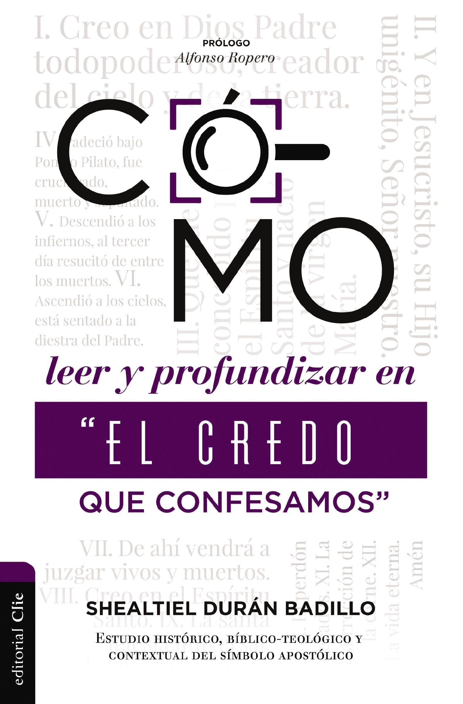 Como Leer Y Profundizar En "El Credo Que Confesamos": Estudio Historico, Biblico-Teologico Y Contextual Del Simbolo Apostolico (How To Deepen "The Creed We Confess") (Spanish)
