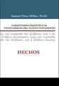 Hechos (Acts) (Commentario Biblico Exegetico Al Texto Griego Del Nuevo Testamento Series) (Spanish)