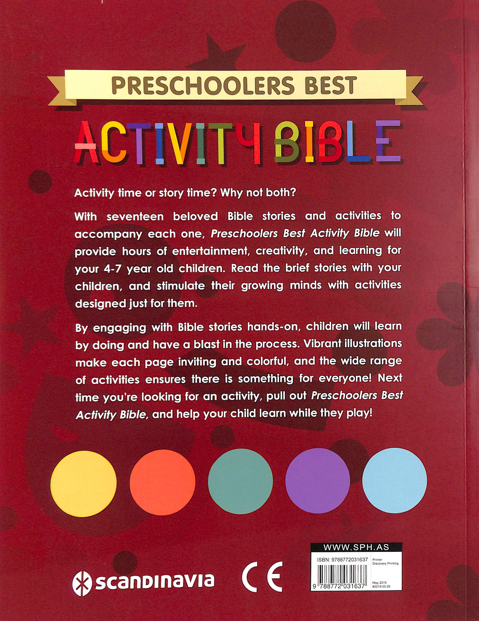 Preschoolers Best Activity Bible (With 4 Pages Of Stickers)