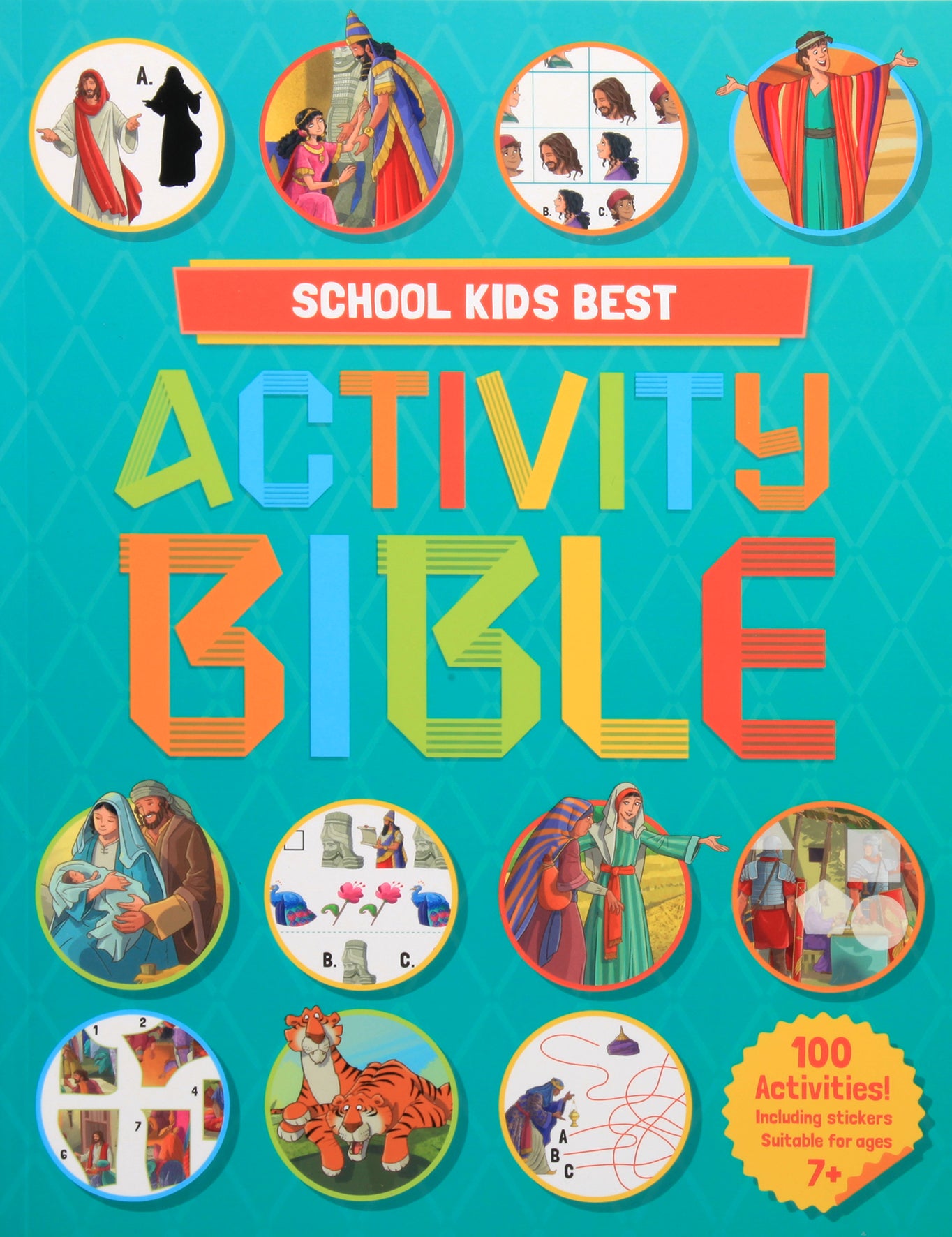 School Kids Best Activity Bible (With 4 Pages Of Stickers)