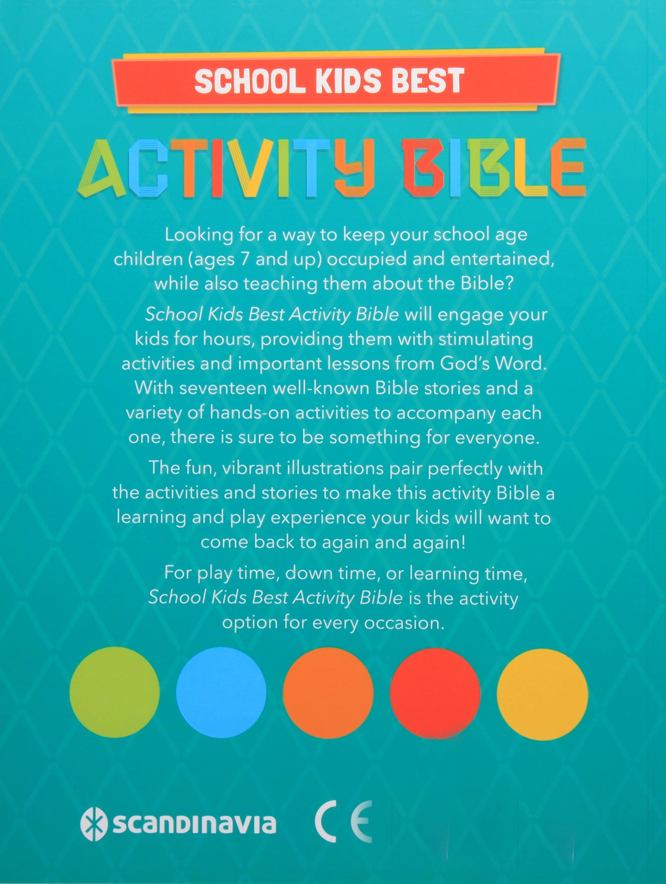 School Kids Best Activity Bible (With 4 Pages Of Stickers)