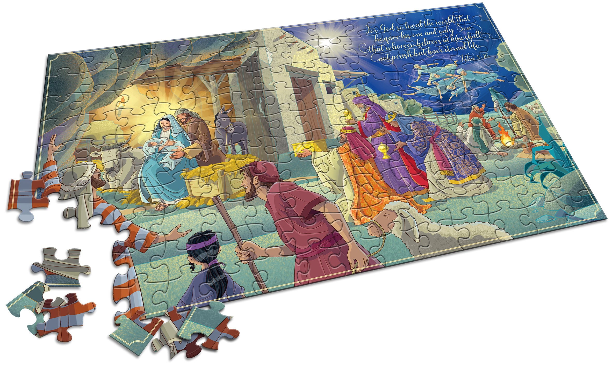 Bible Jigsaw Puzzle: The First Christmas (200 Pieces)