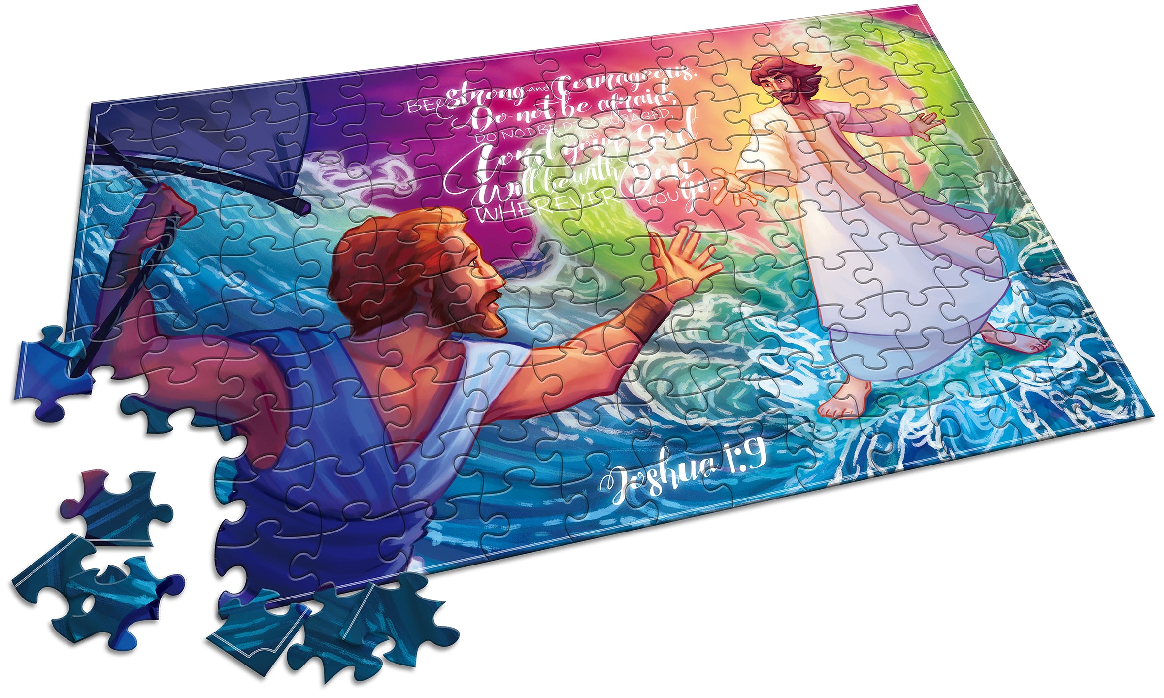 Bible Jigsaw Puzzle: Jesus Walks on Water (500 Pieces)