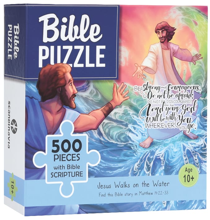 Bible Jigsaw Puzzle: Jesus Walks on Water (500 Pieces)
