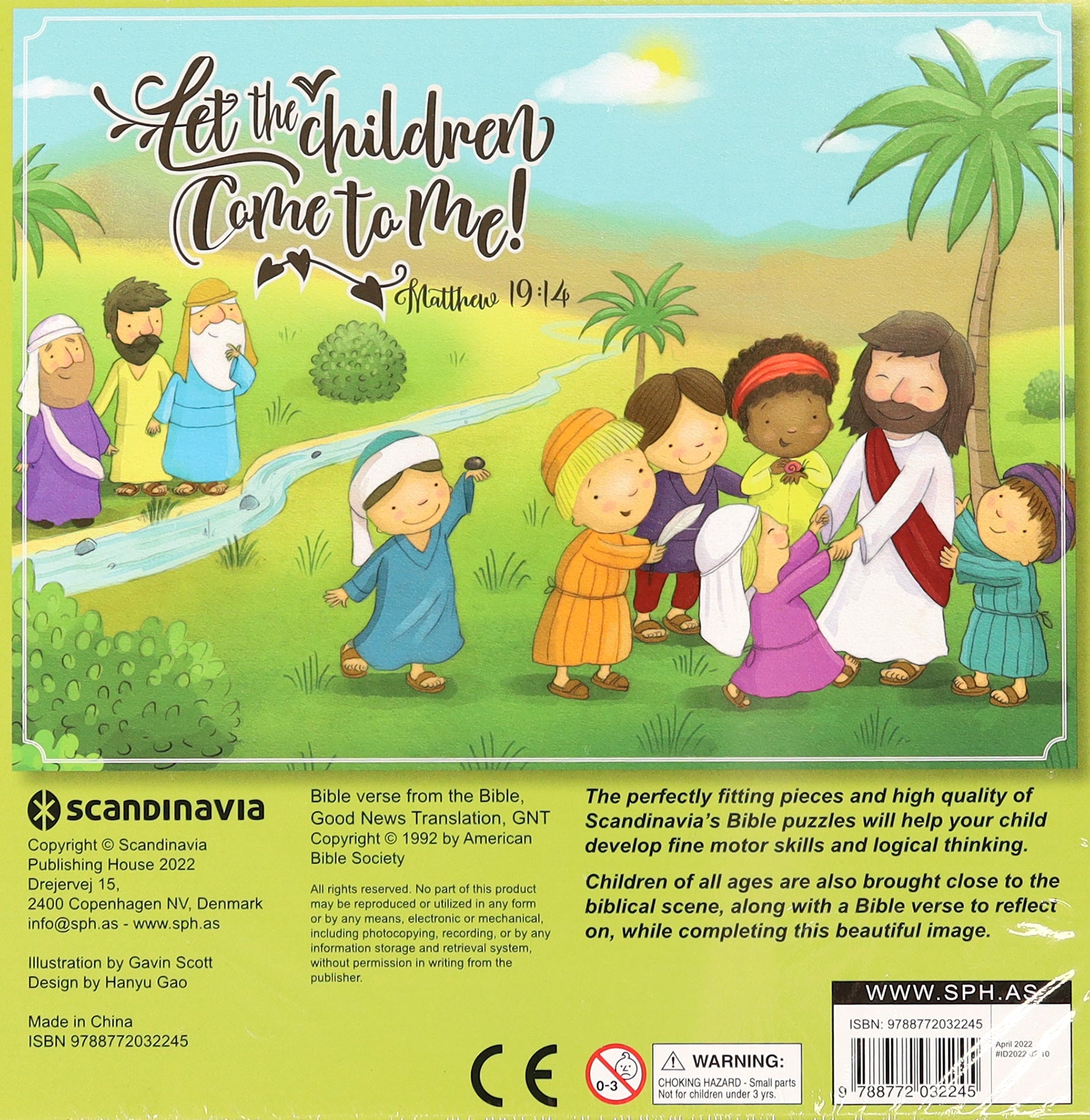 Bible Jigsaw Puzzle: Jesus Blesses Children (48 Pieces)