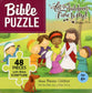 Bible Jigsaw Puzzle: Jesus Blesses Children (48 Pieces)