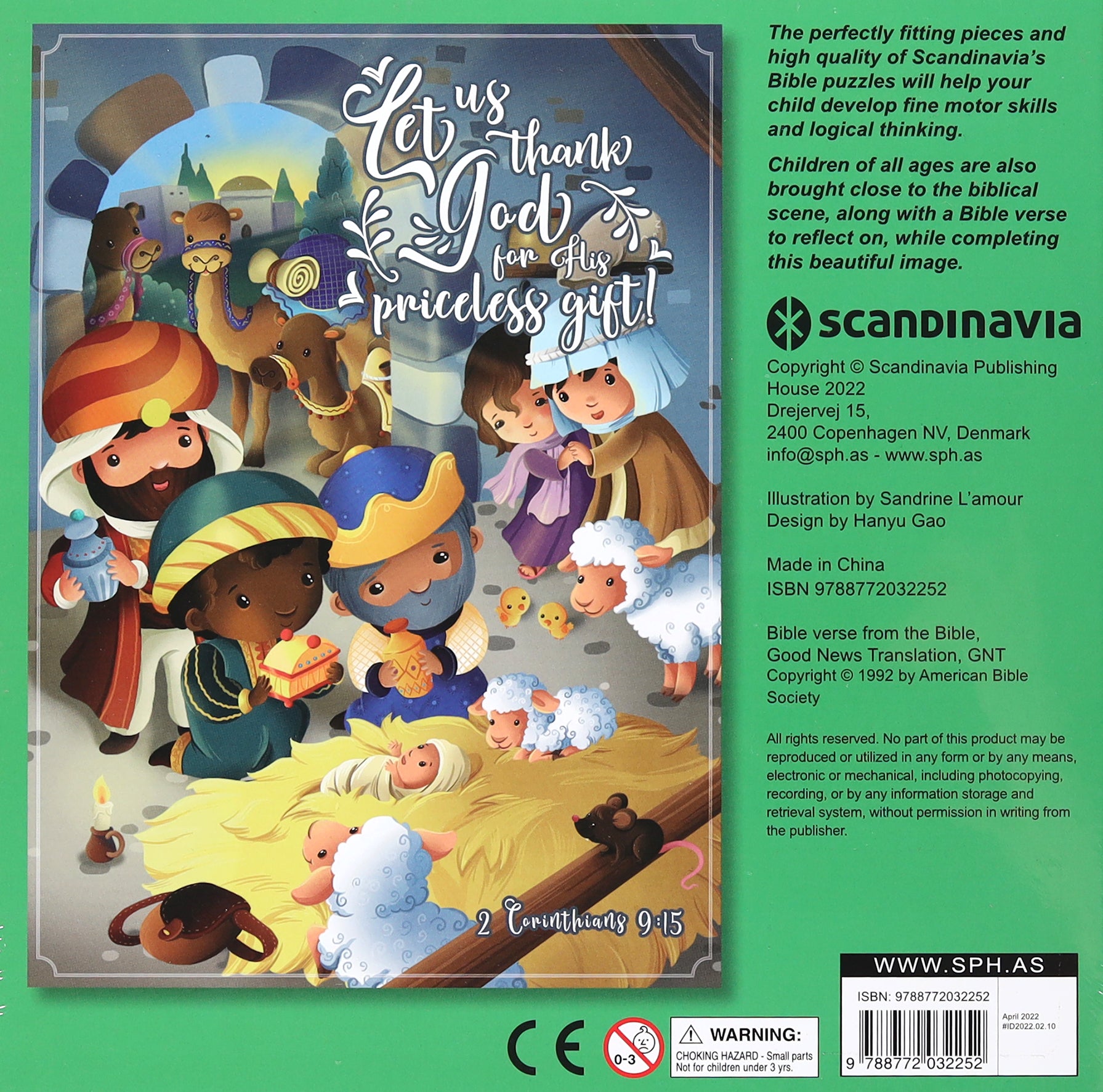Bible Jigsaw Puzzle: The Birth of Jesus (48 Pieces)