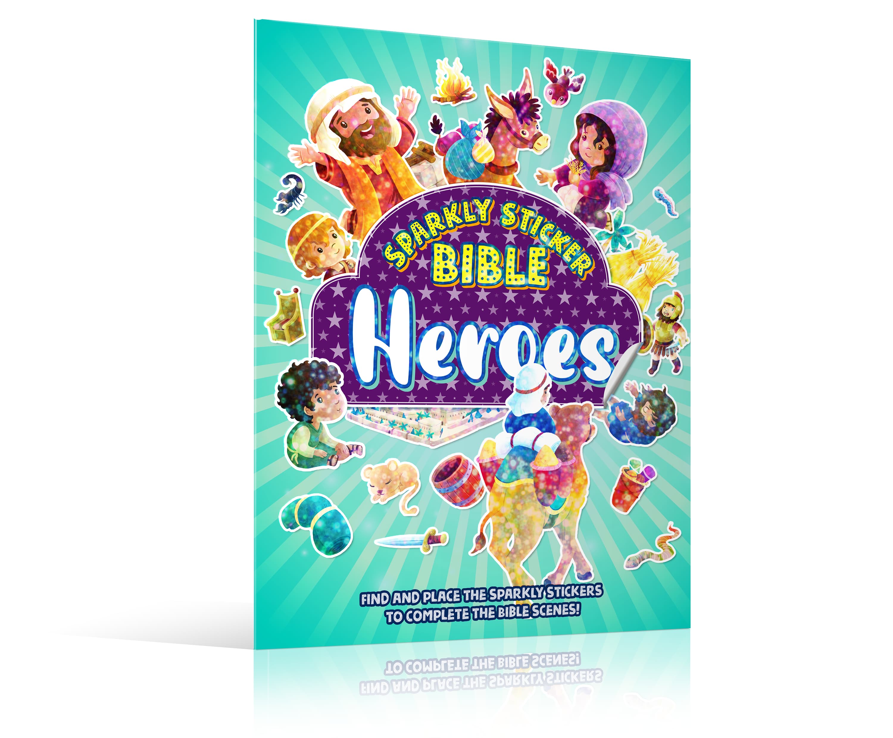 Sparkly Sticker Bible: Heroes