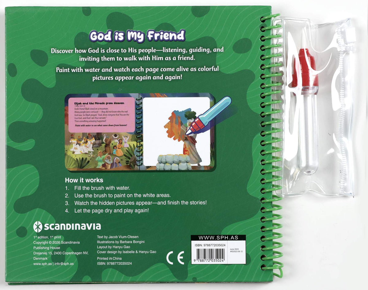 My Water Colouring Bible: God Is My Friend
