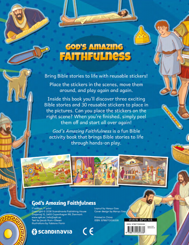 God’s Amazing Faithfulness (Play-Scene Sticker Bible)