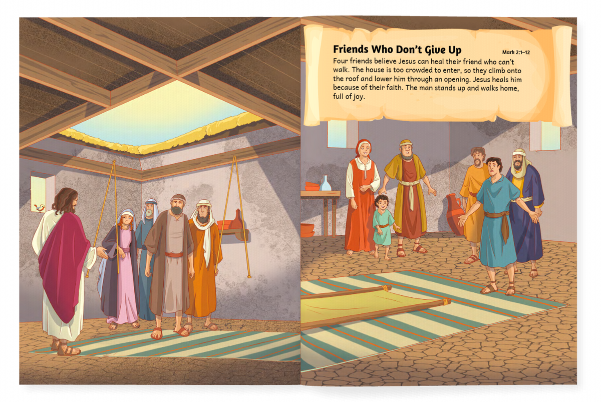 God’s Amazing Faithfulness (Play-Scene Sticker Bible)