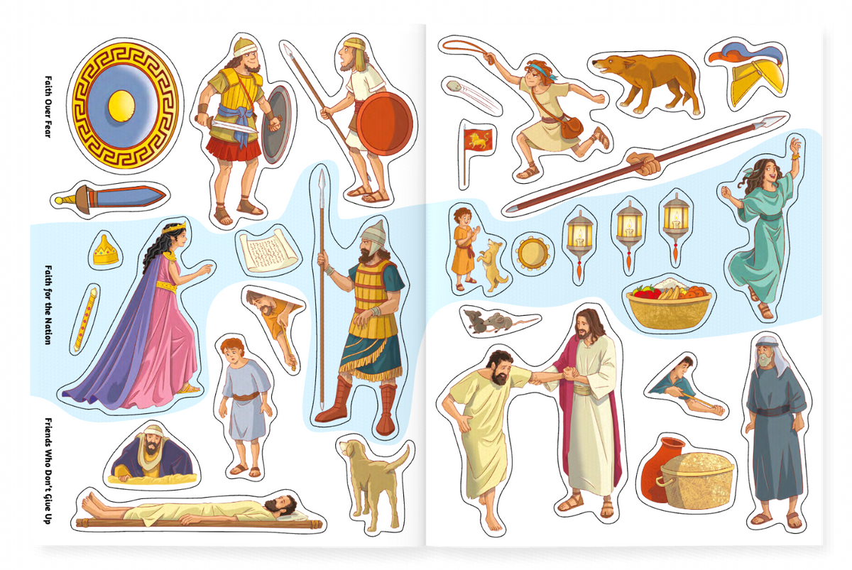 God’s Amazing Faithfulness (Play-Scene Sticker Bible)