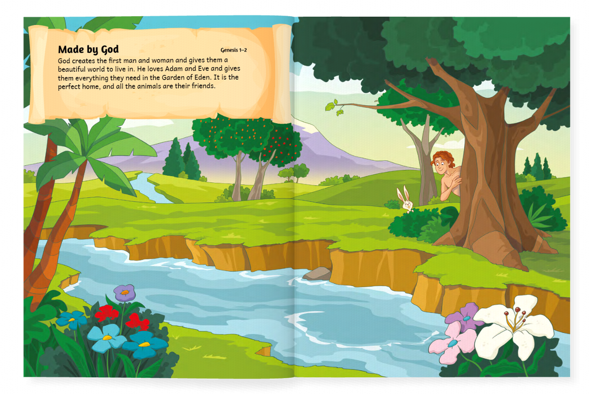 God’s Amazing Love (Play-Scene Sticker Bible)