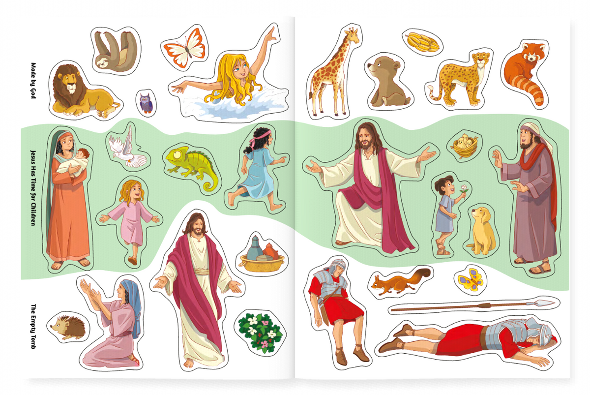 God’s Amazing Love (Play-Scene Sticker Bible)