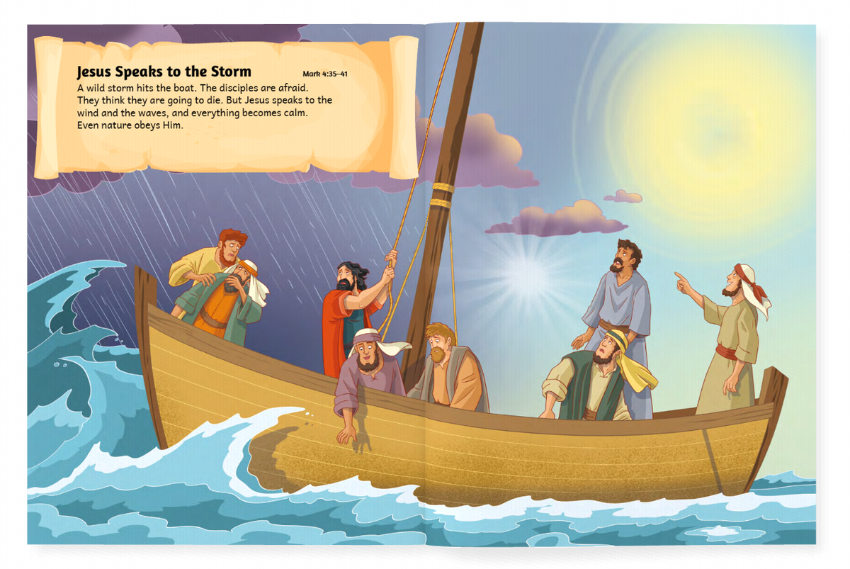 God’s Amazing Power (Play-Scene Sticker Bible)