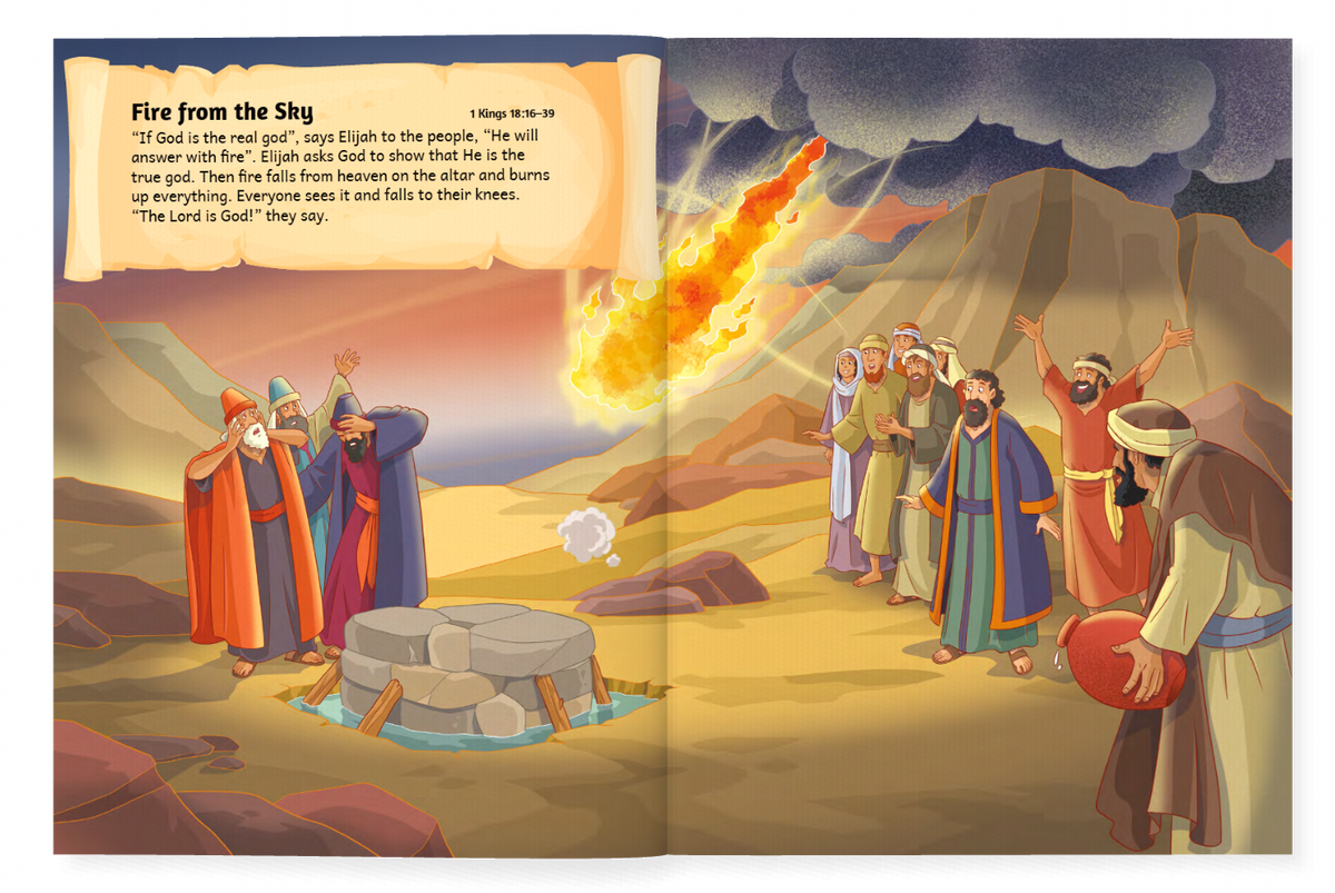 God’s Amazing Miracles (Play-Scene Sticker Bible)