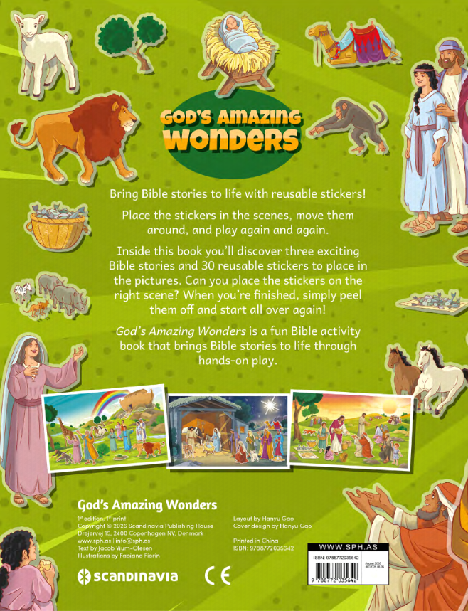 God’s Amazing Wonders (Play-Scene Sticker Bible)
