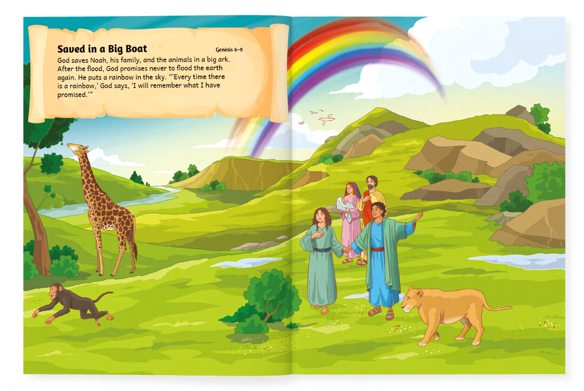 God’s Amazing Wonders (Play-Scene Sticker Bible)