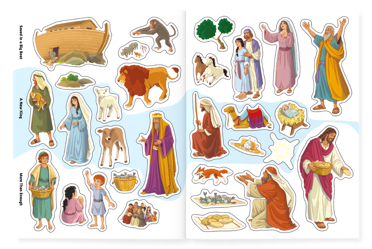 God’s Amazing Wonders (Play-Scene Sticker Bible)