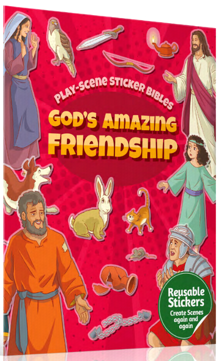 God’s Amazing Friendship (Play-Scene Sticker Bible)