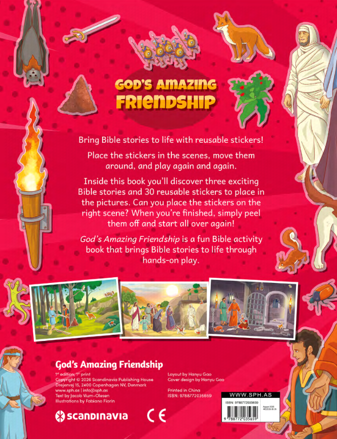 God’s Amazing Friendship (Play-Scene Sticker Bible)
