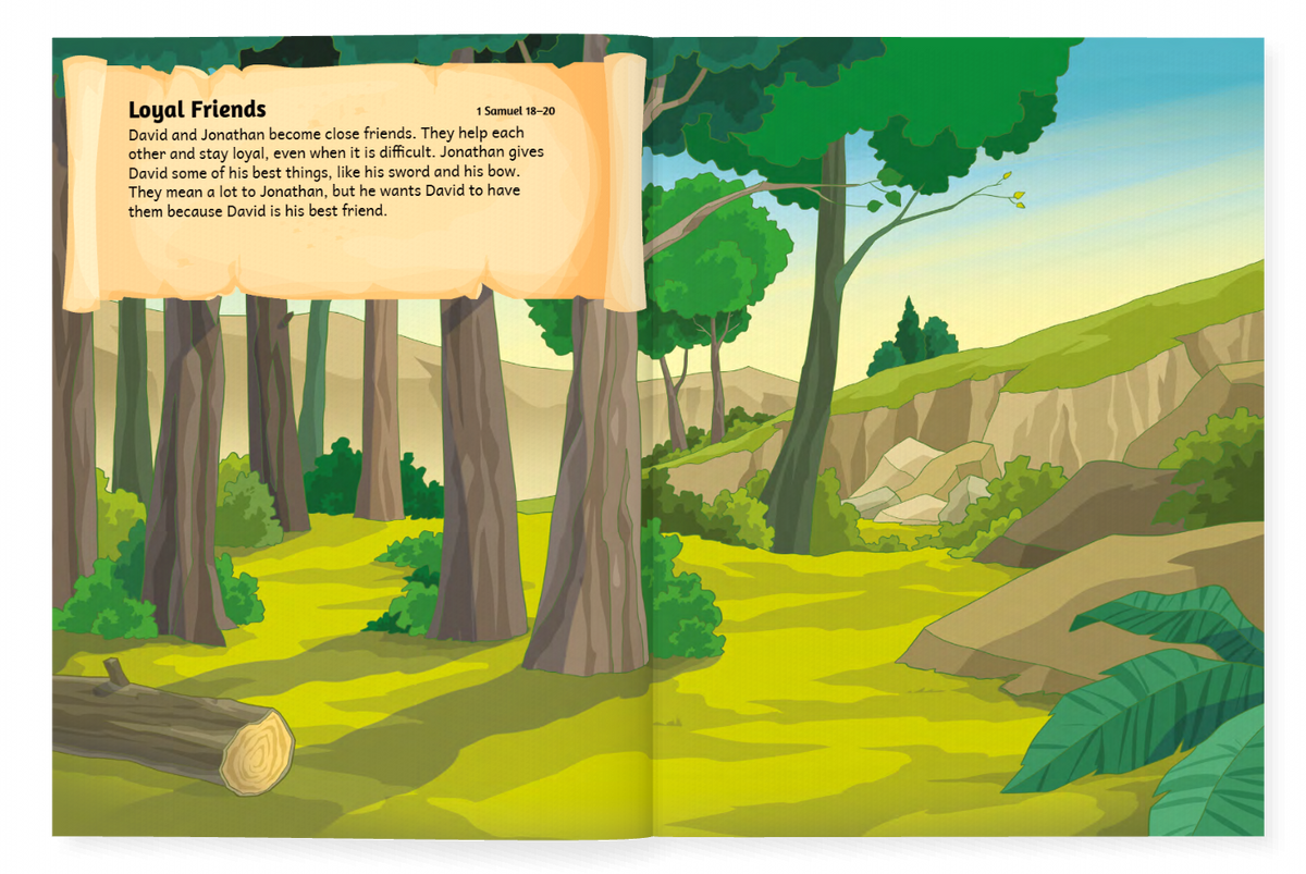 God’s Amazing Friendship (Play-Scene Sticker Bible)