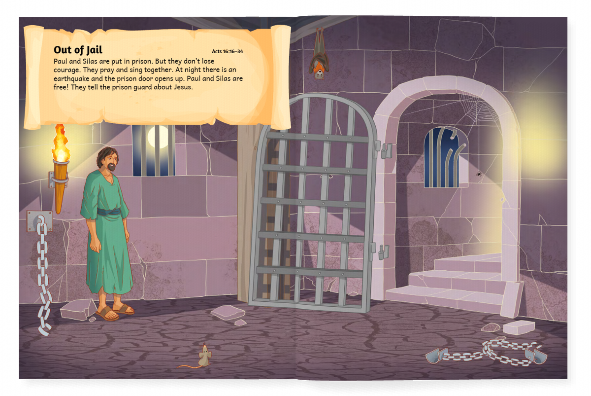 God’s Amazing Friendship (Play-Scene Sticker Bible)