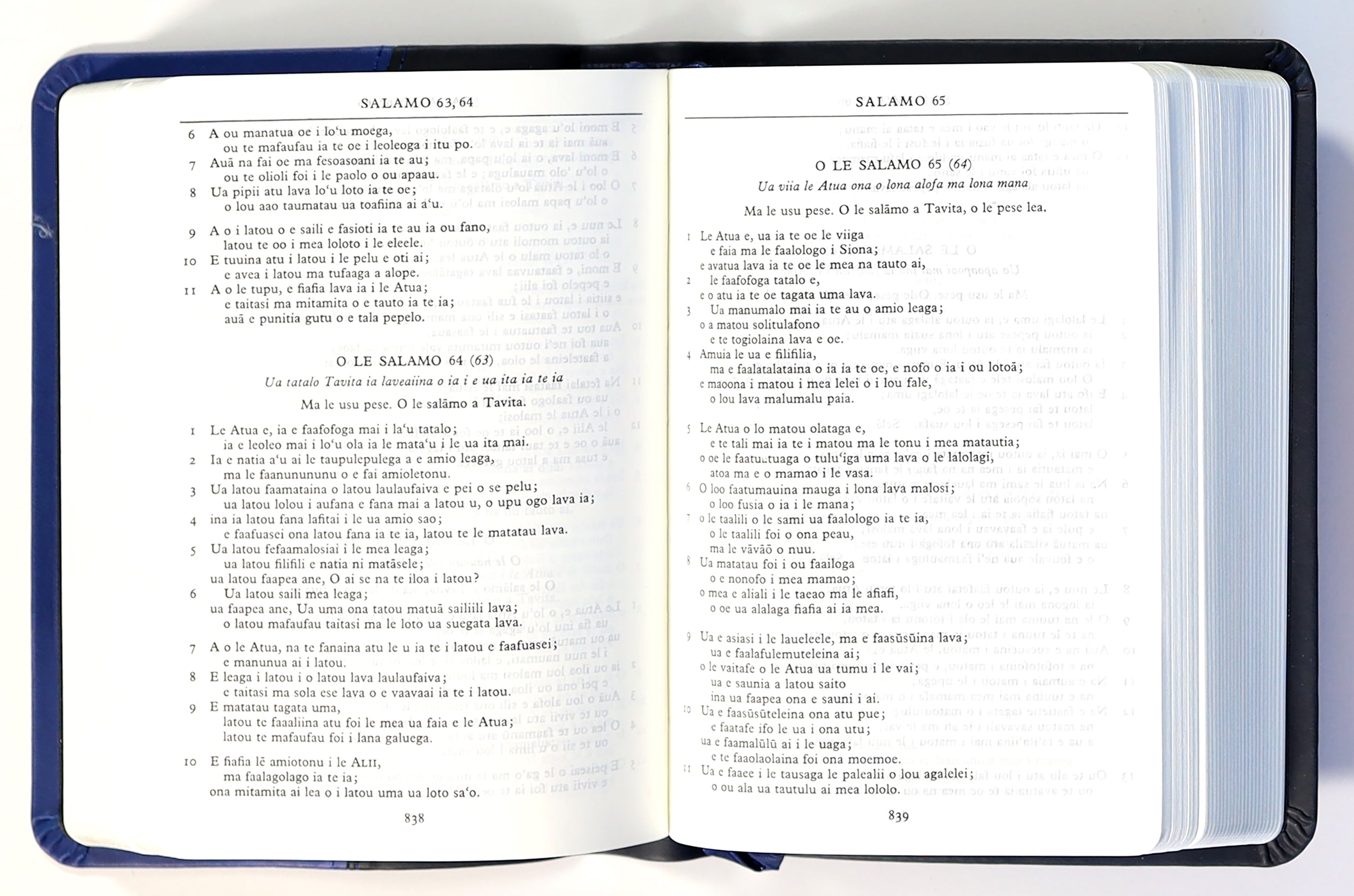 Samoan Bible New 1969 Compact