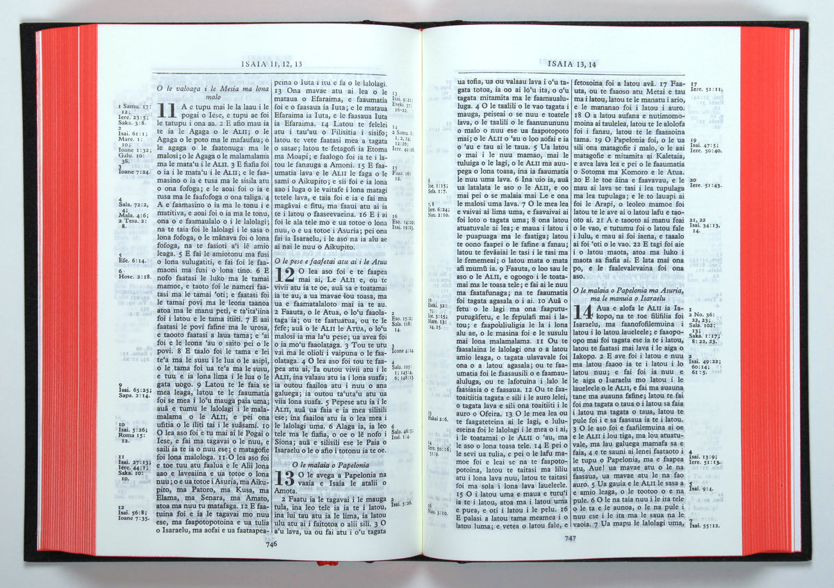 Samoan Bible Reference Revised 1969 Sambr053