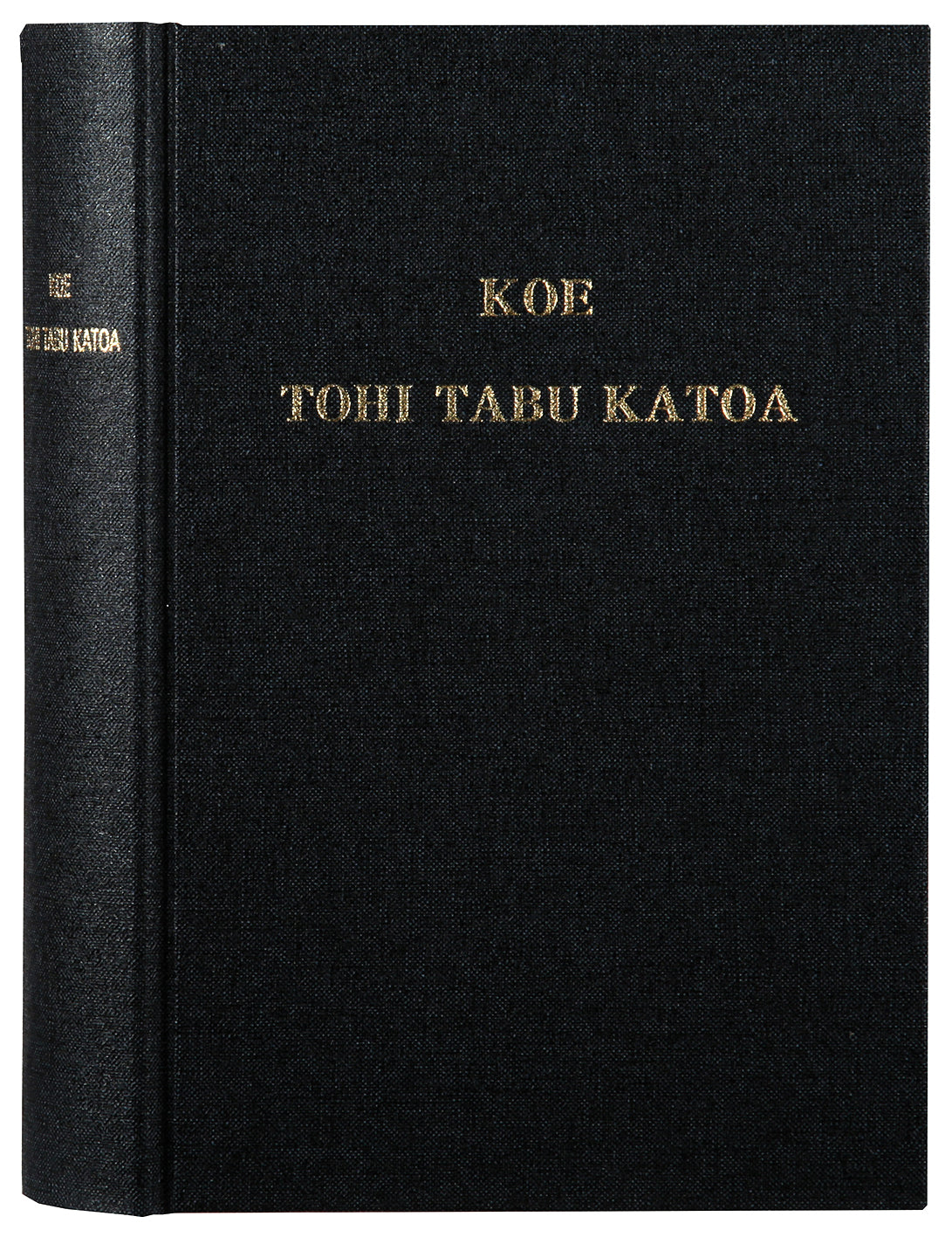 Koe Tohi Tabu Katoa Black (Tongan 1884 Version)