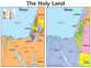 Wall Chart: Then and Now: Holy Land (Laminated) (Then And Now Series)