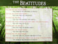 Wall Chart: The Beatitudes (Laminated)