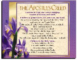 Wall Chart: Apostles' Creed (Laminated)