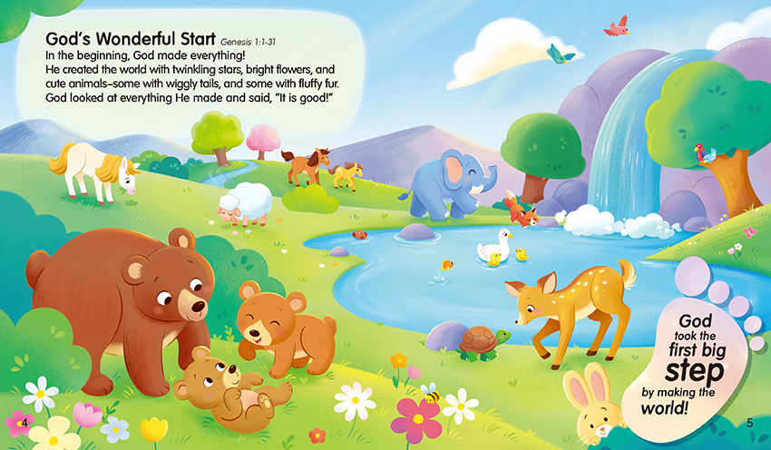 My First Step Bible: Growing in Faith, One Story at a Time