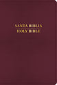 RVR 1960/KJV Biblia bilingüe letra grande, borgoña con índice (2024 Red Letter Spanish/English Edition)