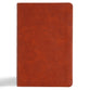CSB Large Print Personal Size Reference Bible, Digital Study Edition, Burnt Sienna (Red Letter Edition)