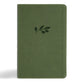 CSB Large Print Personal Size Reference Bible, Digital Study Edition, Olive, Indexed (Red Letter Edition)