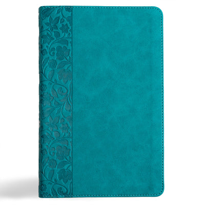 CSB Thinline Bible, Teal (Red Letter Edition)