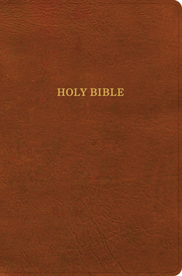 KJV Giant Print Reference Bible, Burnt Sienna (Red Letter Edition)