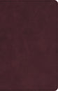 CSB Personal Size Bible, Holman Handcrafted Collection, Premium Marbled Burgundy Calfskin (Black Letter Edition)