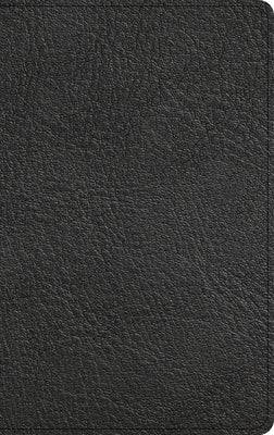 NASB Single-Column Personal Size Bible, Holman Handcrafted Edition, Black Premium Goatskin (Black Letter Edition)