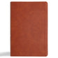 CSB Giant Print Reference Bible, Digital Study Edition, Burnt Sienna, Indexed (Red Letter Edition)