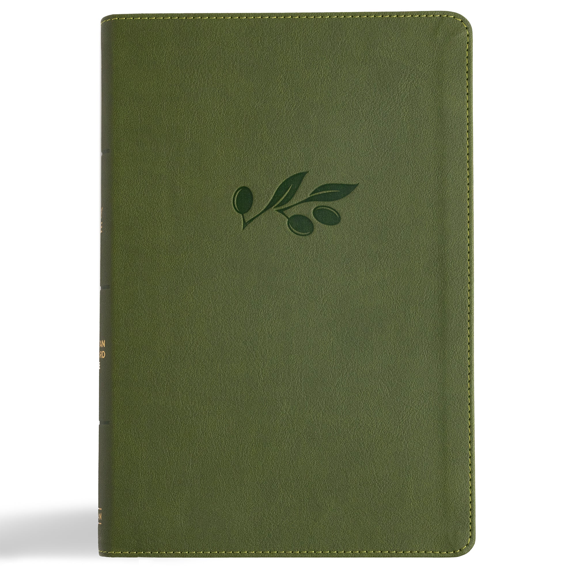 CSB Giant Print Reference Bible, Digital Study Edition, Olive (Red Letter Edition)