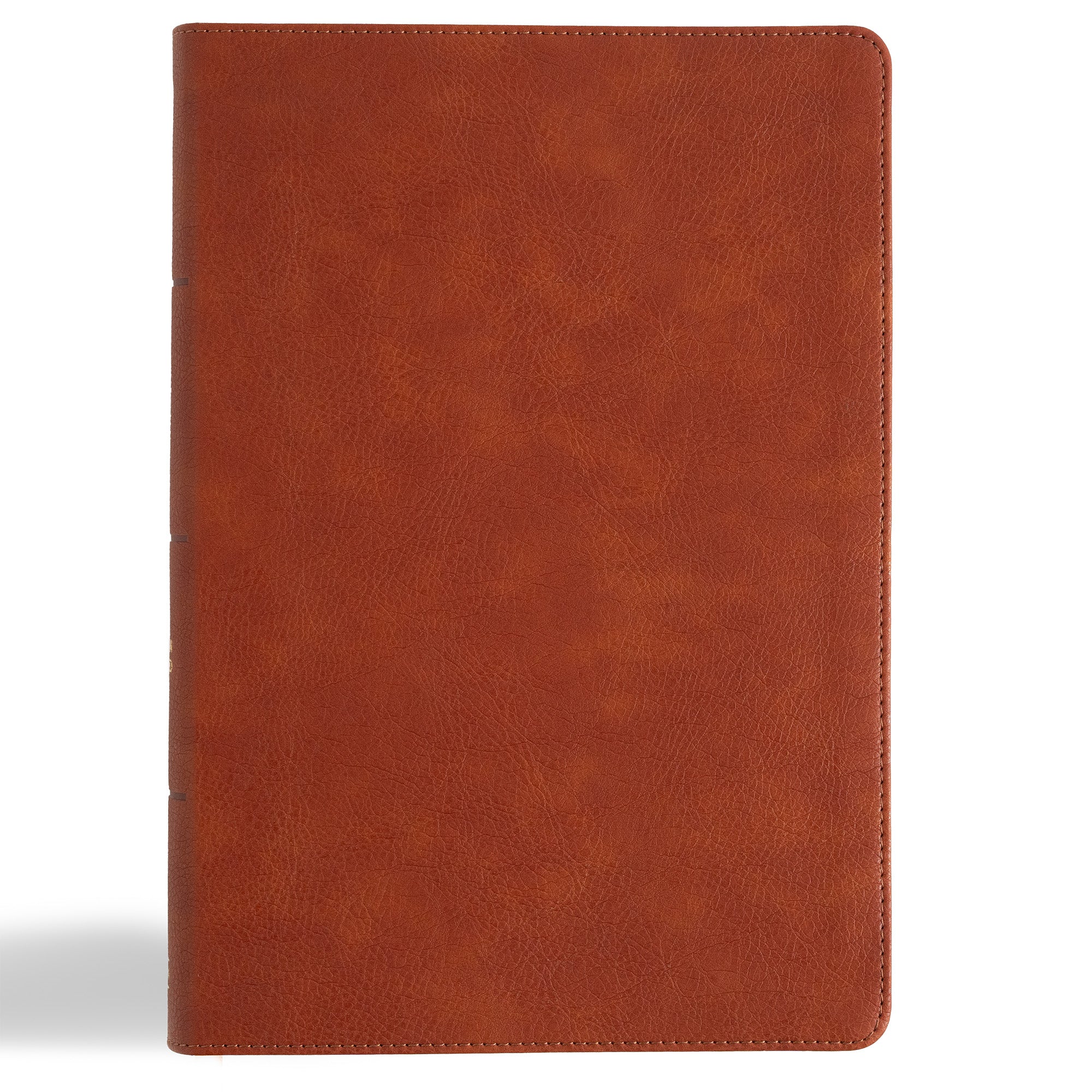 CSB Giant Print Single-Column Bible, Burnt Sienna (Black Letter Edition)
