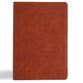 CSB Giant Print Single-Column Bible, Burnt Sienna (Black Letter Edition)