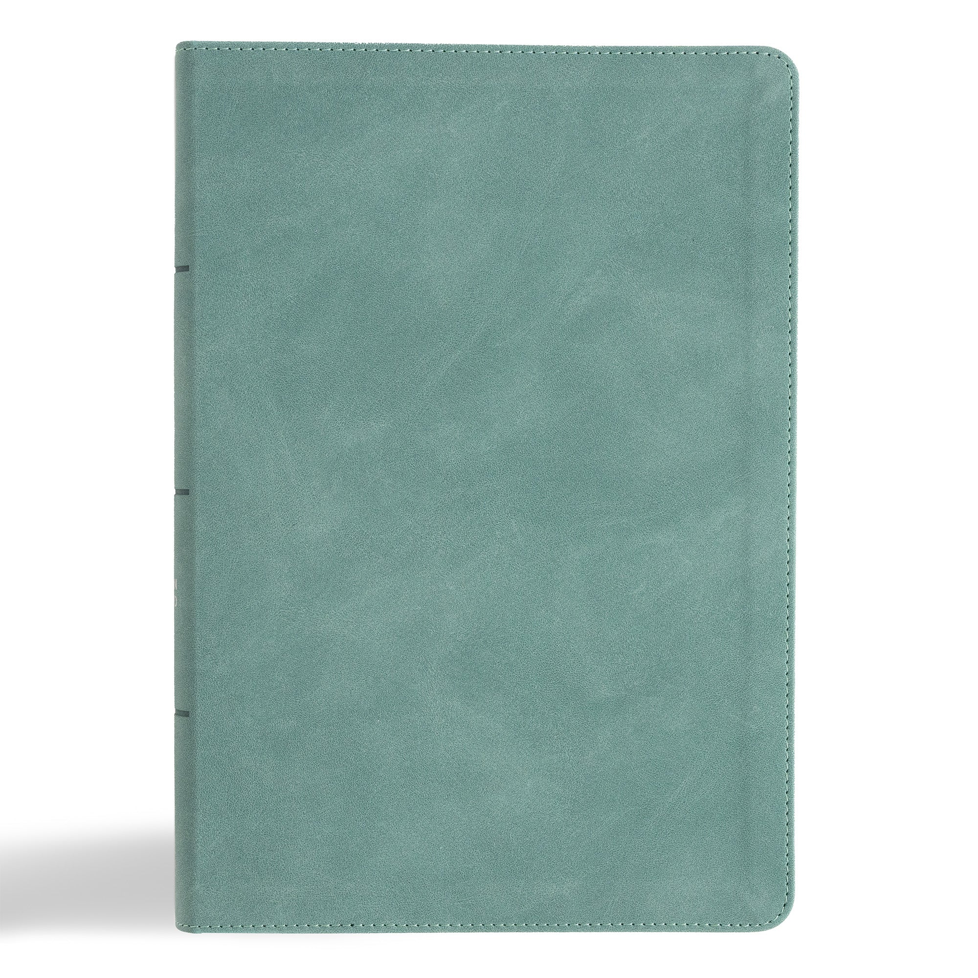 CSB Giant Print Single-Column Bible, Earthen Teal (Black Letter Edition)