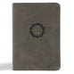 NASB Large Print Compact Reference Bible, Charcoal (Red Letter Edition)