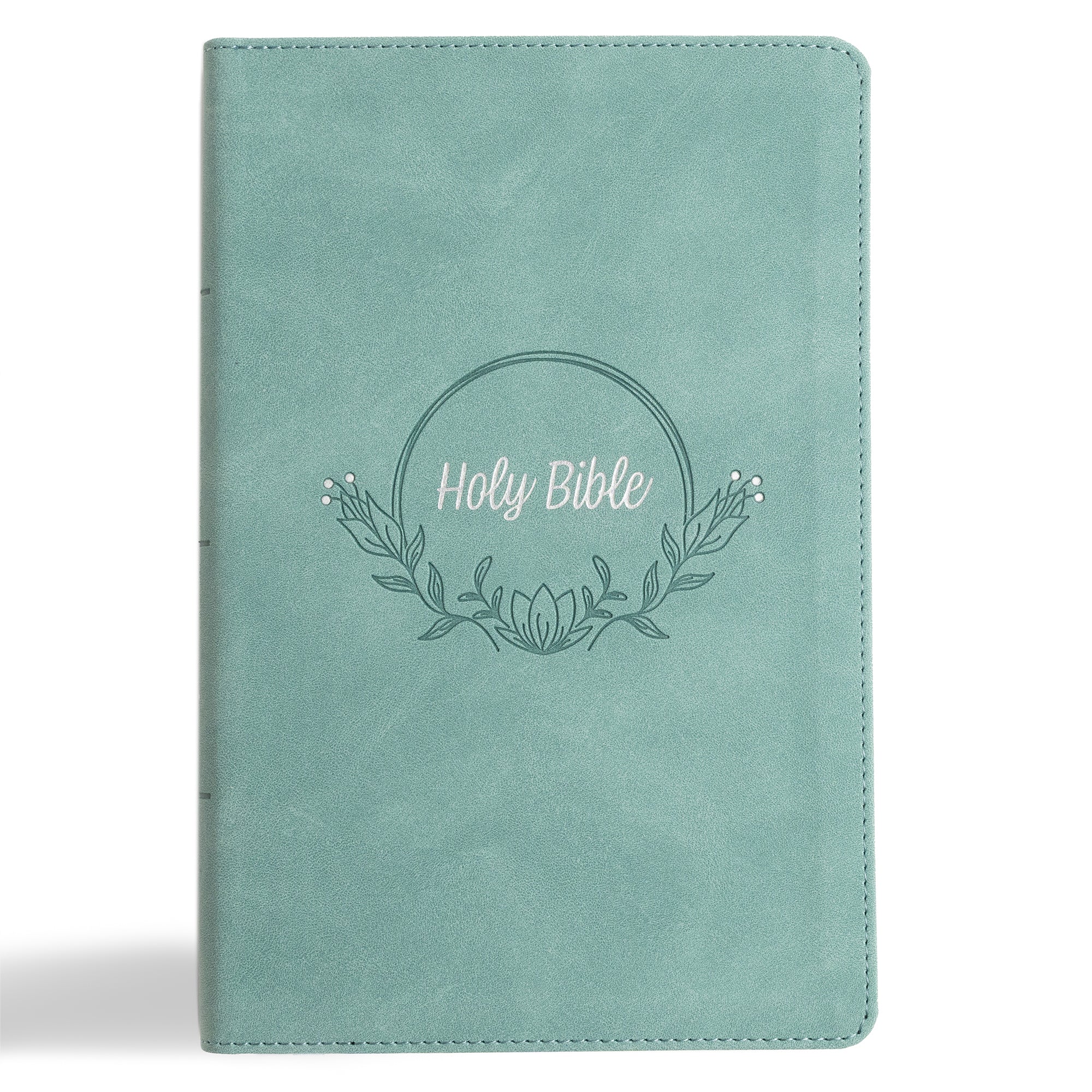 KJV Large Print Personal Size Reference Bible, Earthen Teal (Red Letter Edition)
