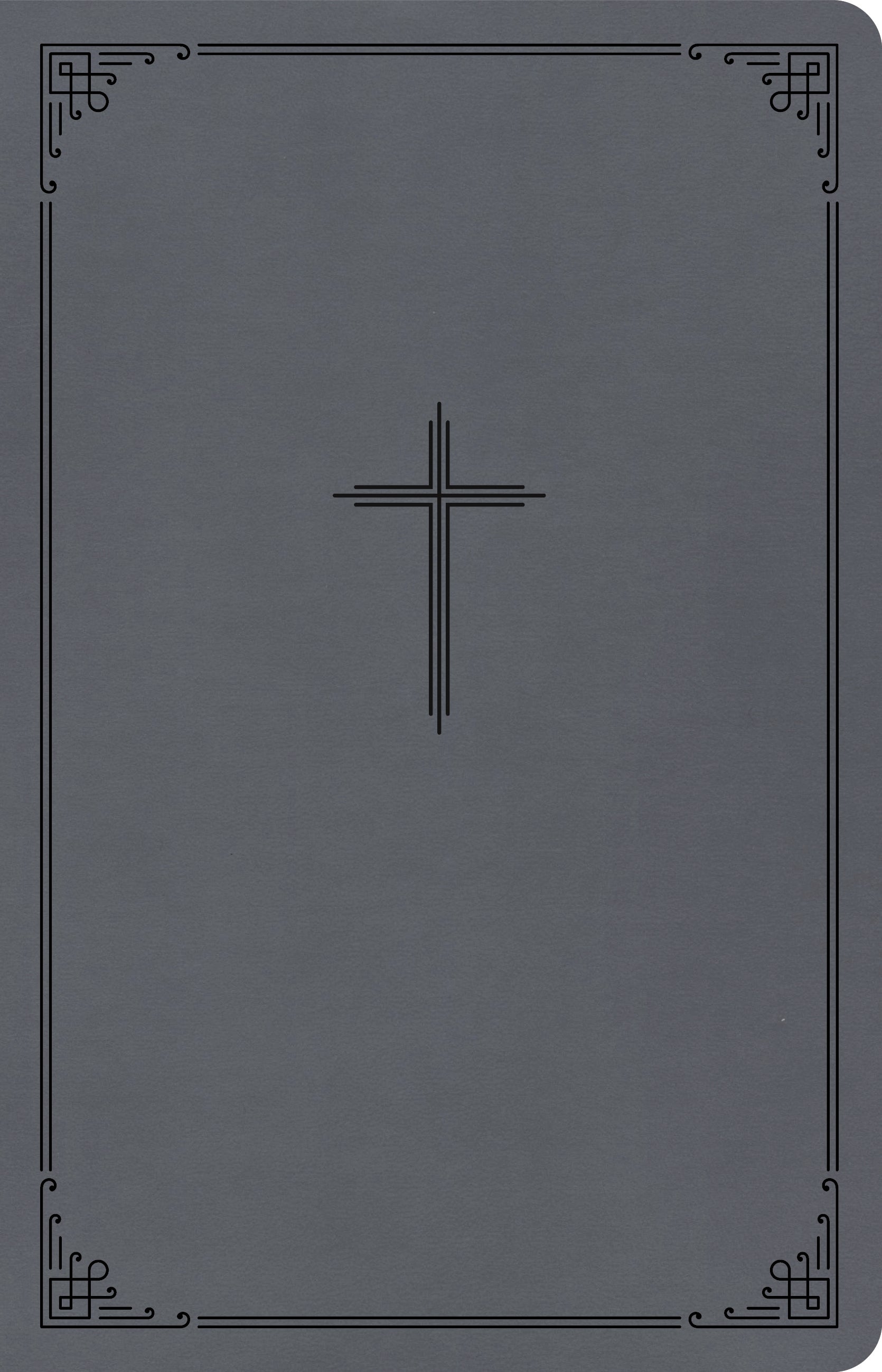CSB Thinline Bible Value Edition, Charcoal (Red Letter Edition)