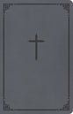 CSB Thinline Bible Value Edition, Charcoal (Red Letter Edition)